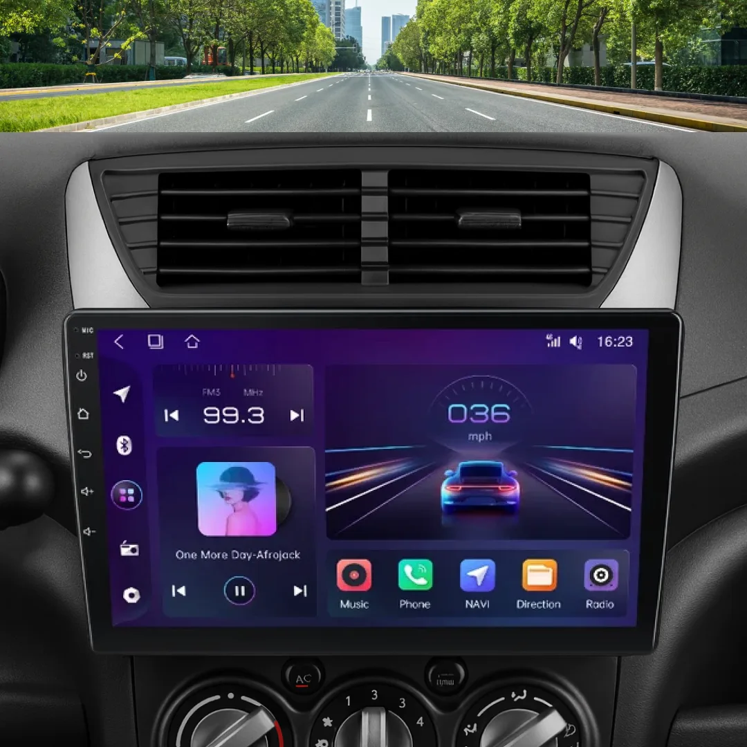 Suzuki Alto 2009-2016 – 9_ Bilradio m. Apple CarPlay Og Android Auto v5