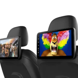 Skærm til bilen til bagsædet – 10.1″ Android 12 HD med Wi-Fi, Bluetooth 5.1, FM-sender & Google Play (2GB+32GB)