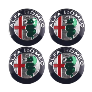 4 stk. Premium Alfa Romeo Fælg Klistermærker 56mm