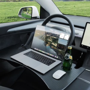 Bord til Tesla Model 3 Y – Styrbakke til Laptop og Mad i Bilen