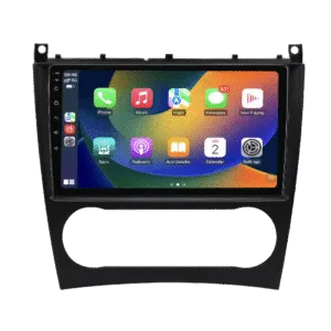 Mercedes C-Klasse W203 2005 - 2009 - 9''  Bilradio m. Apple CarPlay Og Android Auto