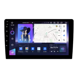 Universal 2 Din bilradio med Apple CarPlay, Android Auto, GPS-navigation og HD touchscreen