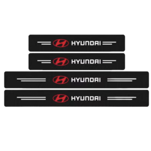 4 stk. Dørtrinsbeskyttere til Hyundai -  Slidstærk & Elegant