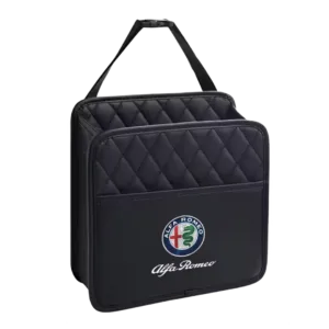Multifunktionel bagsæde organizer i læder til Alfa Romeo