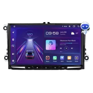 VW Golf 5/6, Passat B6/B7, CC, Tiguan, Touran, Polo 2003–2017  - 9" Bilradio m. Apple CarPlay Og Android Auto