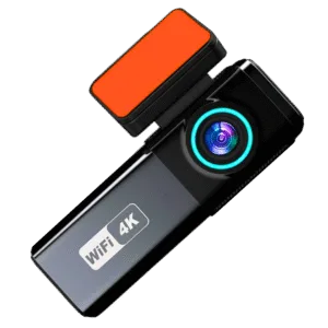 4K Dashcam m. For- & Bagkamera, WiFi, Natsyn & Parkeringsovervågning