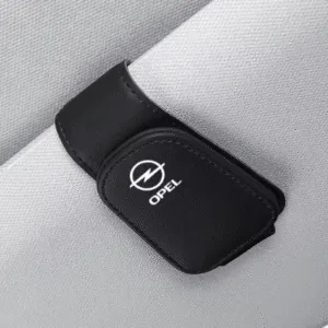 Opel Solskærms Clips til Briller og Kort – Elegant & Praktisk