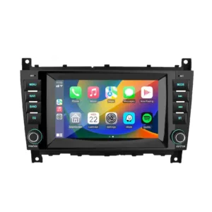 Mercedes-Benz W203/W209/W219 Bilradio med CarPlay & Android Auto | 2004-2011