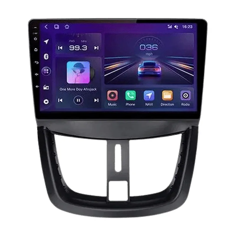 Peugeot 206+ & 206CC bilradio med CarPlay 2006-2015 Peugeot 206+ & 206CC bilradio med CarPlay 2006-2015