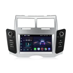 Toyota Yaris XP90 Bilradio 2005-2011 med trådløs CarPlay og Android Auto